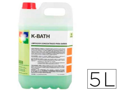 Liquido de limpeza para casa de banho 5 l , Ikm , 57147 , 8435323800129
